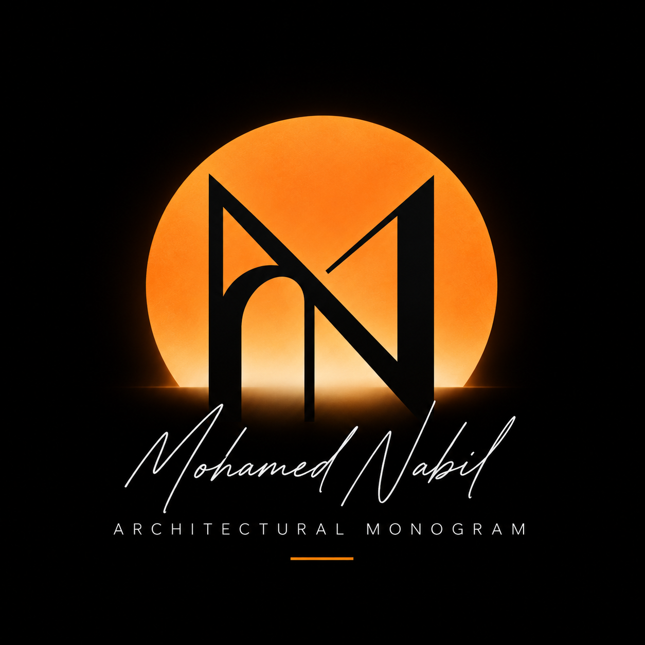Mohamed Nabil architectural monogram